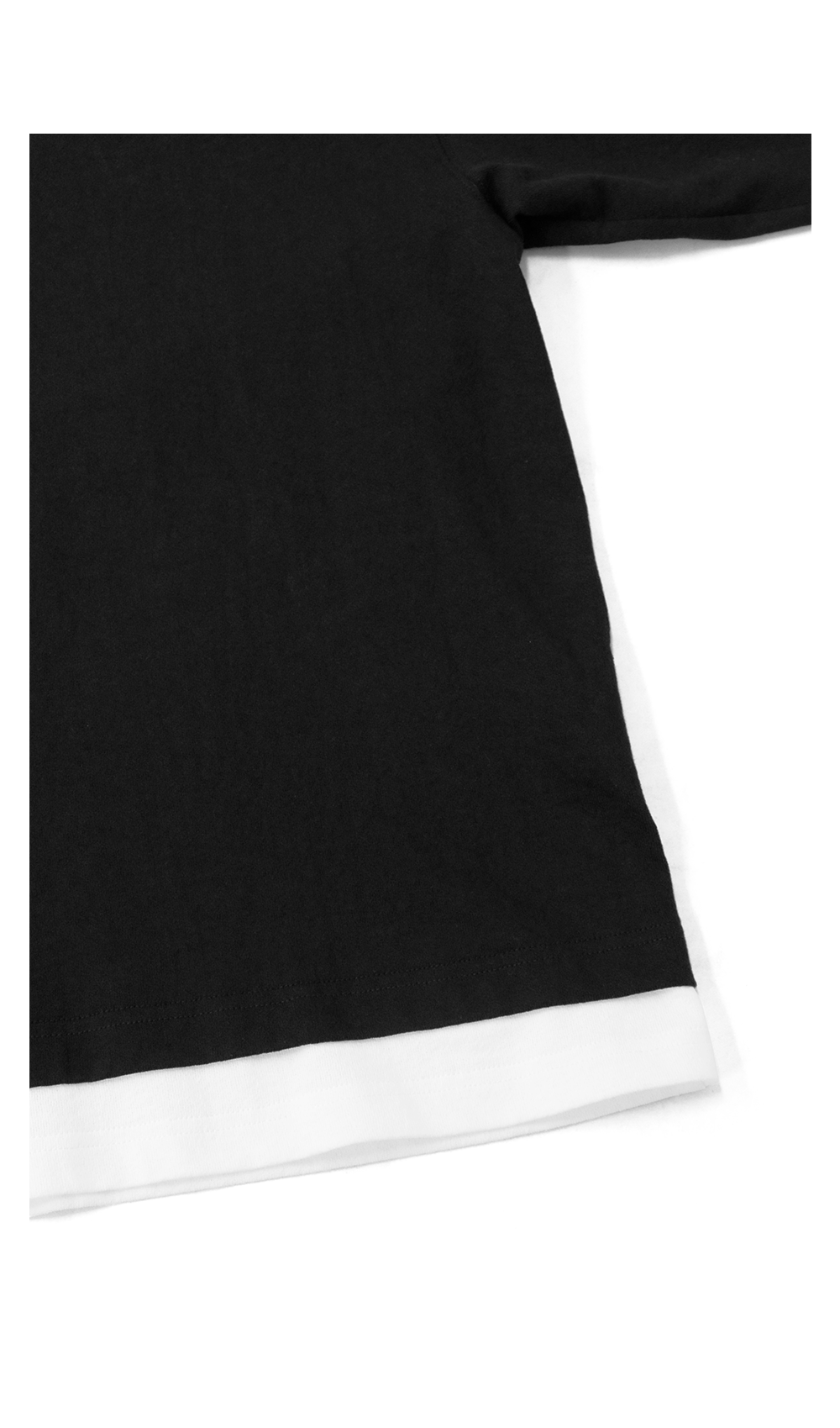 RELABEL Fake Two-piece Color Matching Casual Versatile Long Sleeves