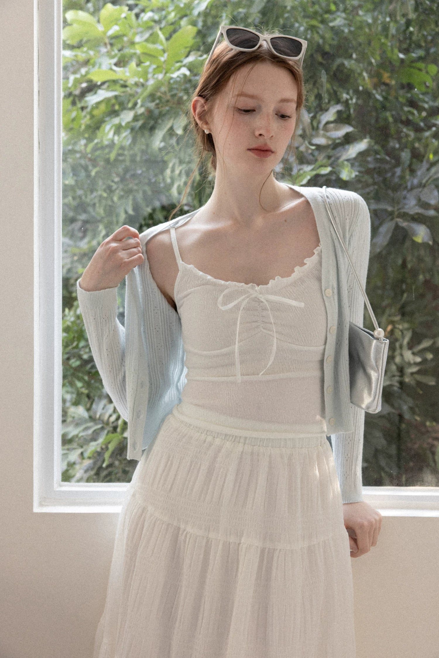Cantonstory Simple High Waist Casual Skirt