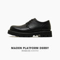 Madden black high-end leather derby shoes