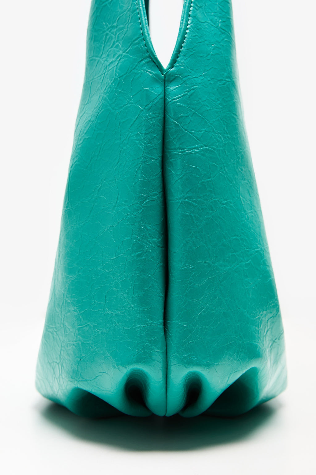 DirtySix Fuka bento soft pleated shiny leather bag