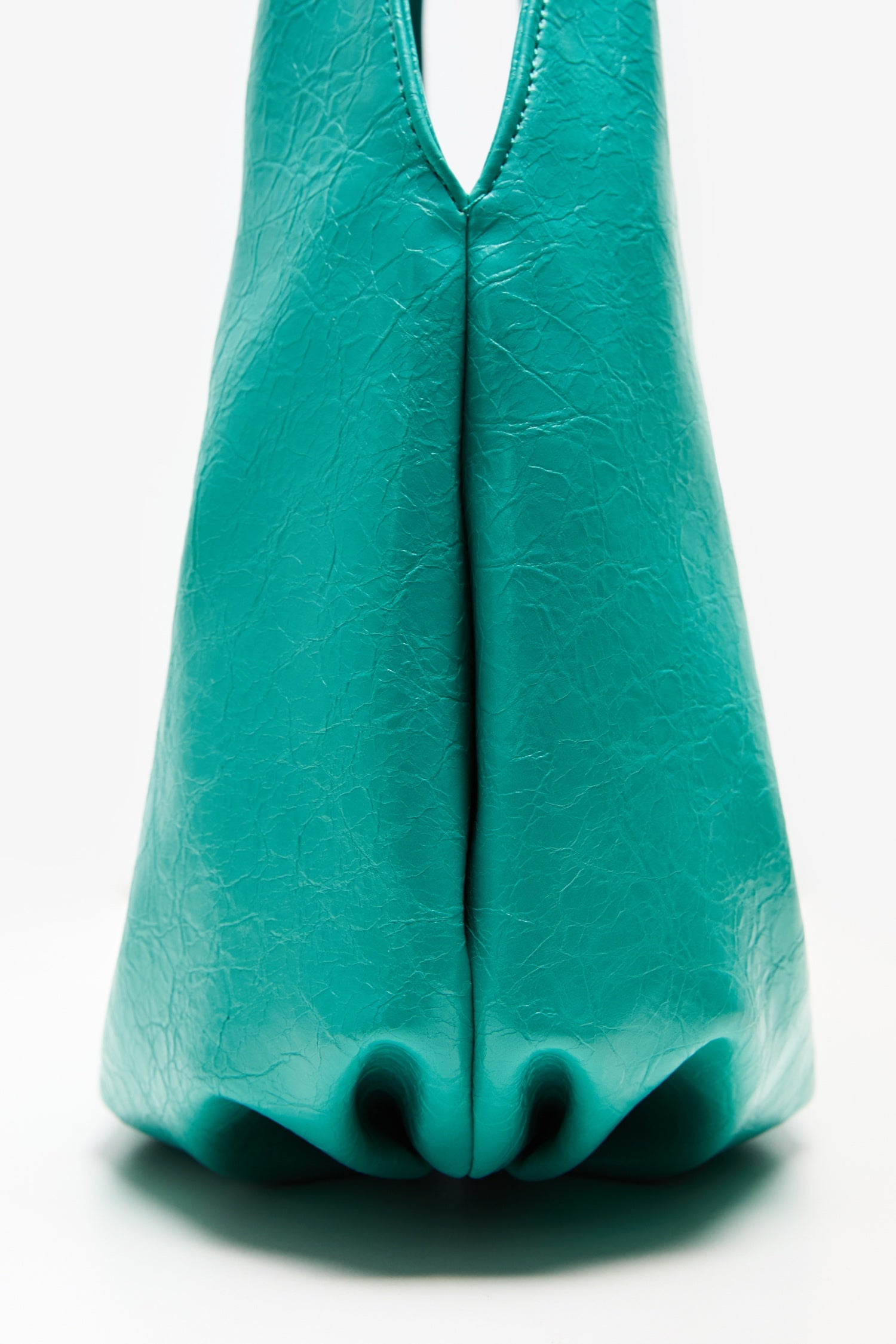 DirtySix Fuka bento soft pleated shiny leather bag