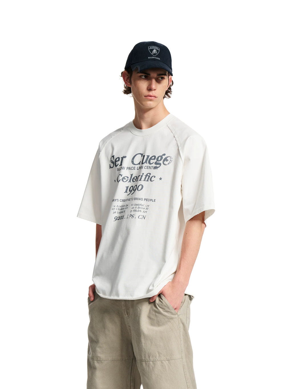 Loopsoon Vintage Alphabet Print Versatile Tee