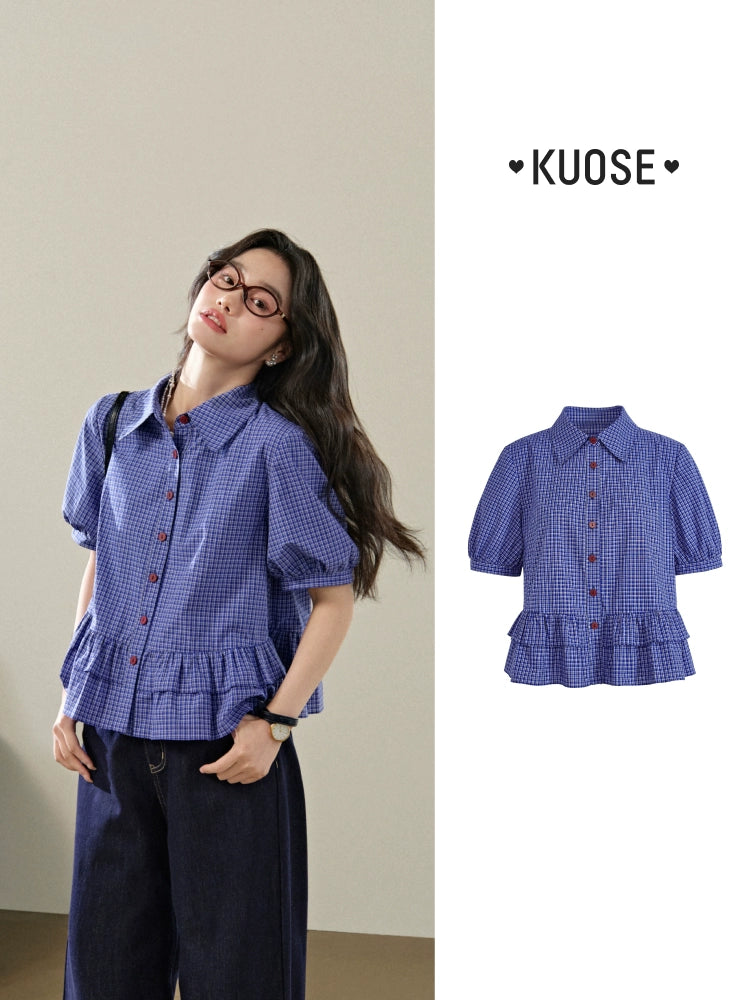 Kuose Ruffle Casual Shirt