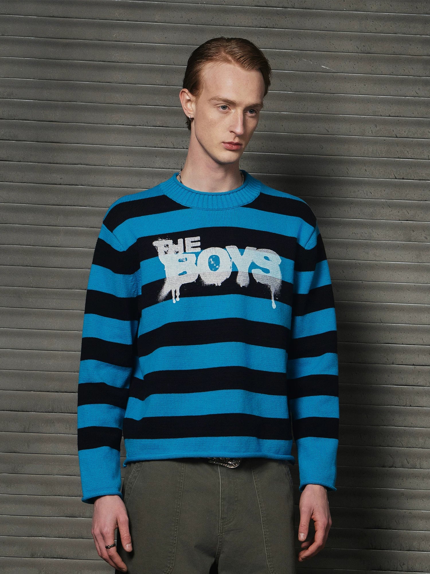 WHOOSIS Striped Warm Casual Sweater