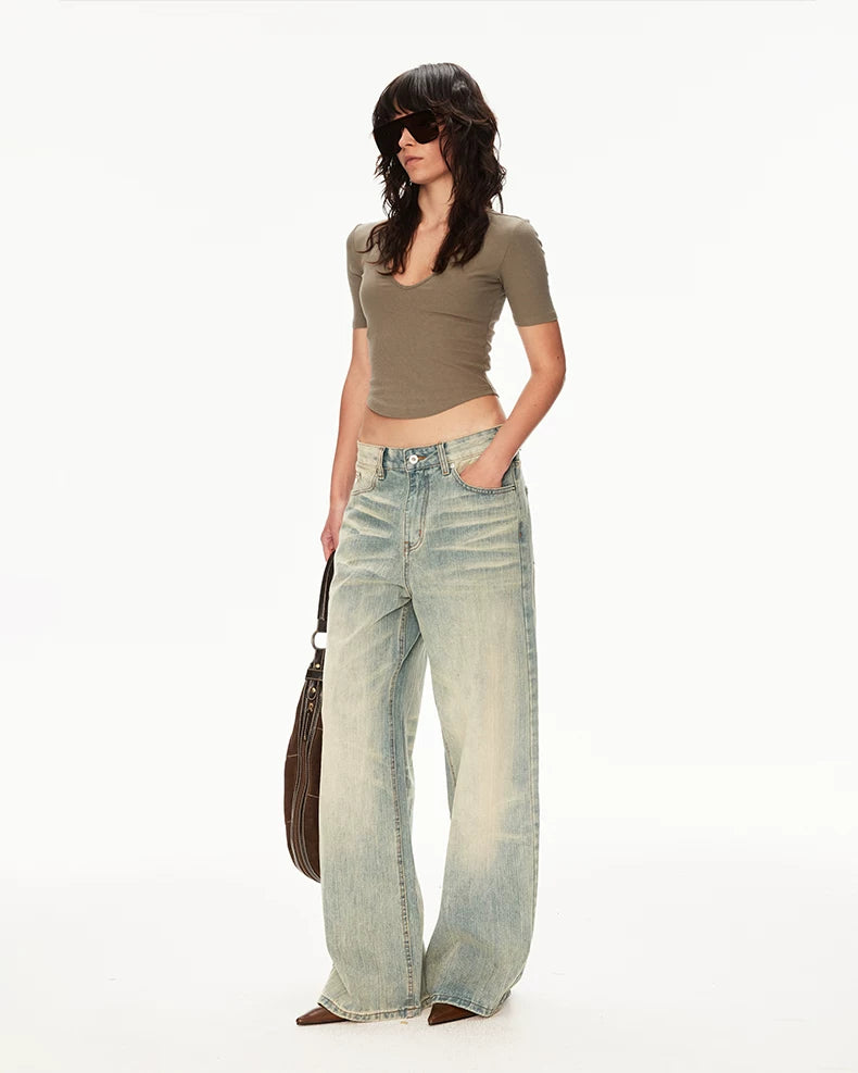 MADWITCH Vintage Loose Wide Leg Jeans