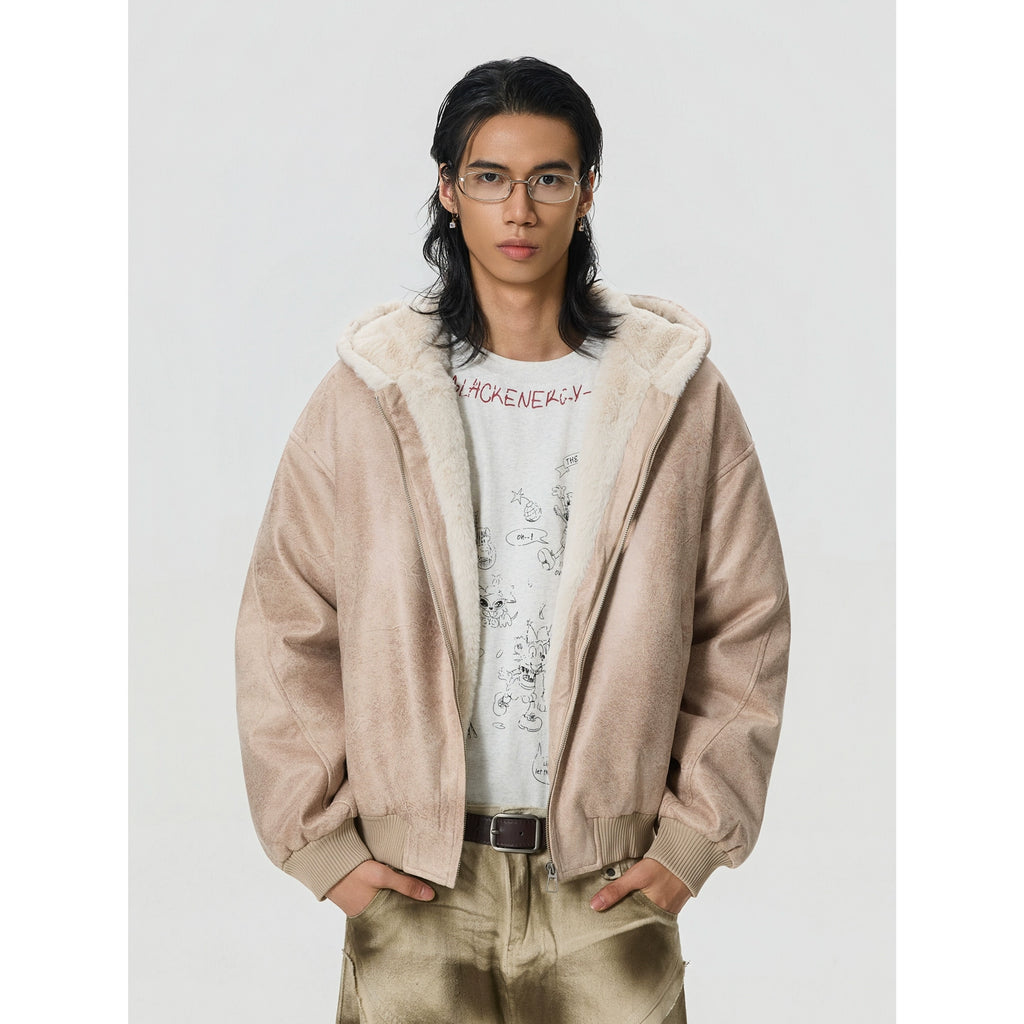BTSG Imitation Mink Cotton Jacket