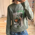 MMBBT Character Print Crew Neck Casual Tee