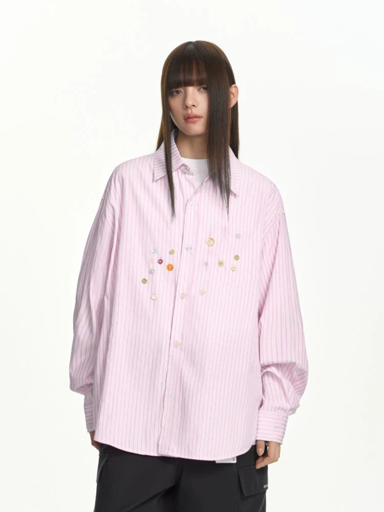 TGNS Lazy Casual Striped Shirt