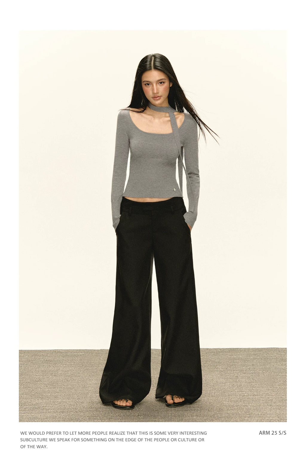 Ariseism Vintage Loose Versatile Suit Pants