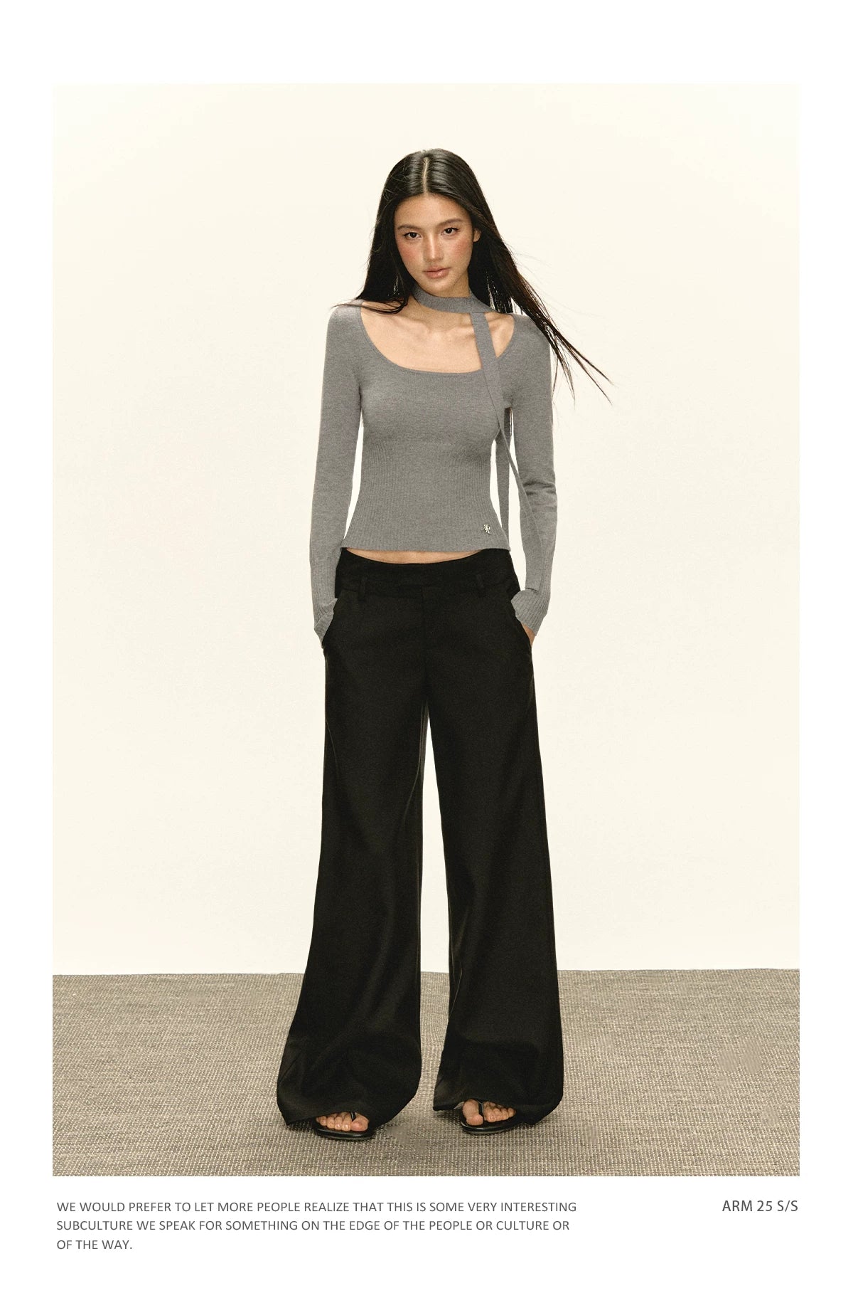 Ariseism Vintage Loose Versatile Suit Pants