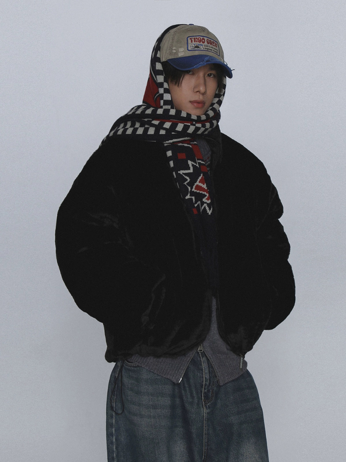 TH90 Retro Destruction Old Wipe Dirty Baseball Cap