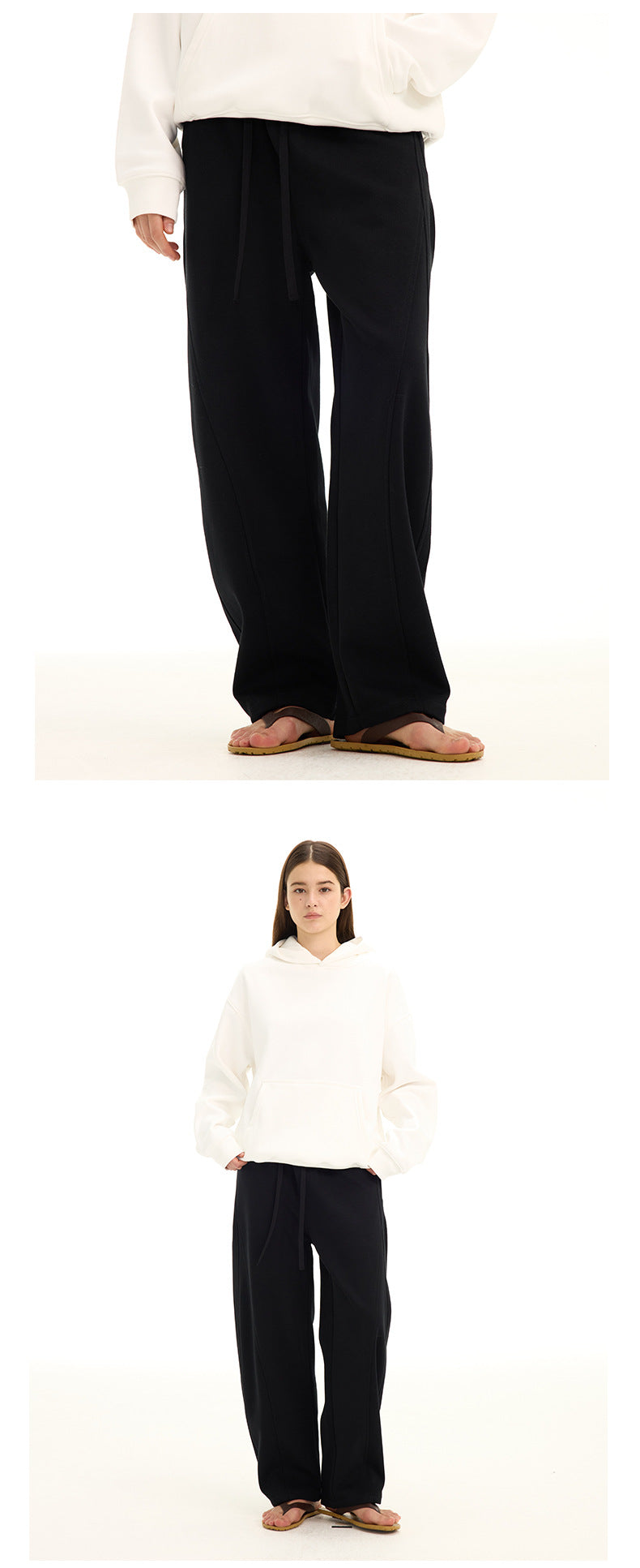 UNF Structure Split Fleece Thickened Straight Scimitar Pants