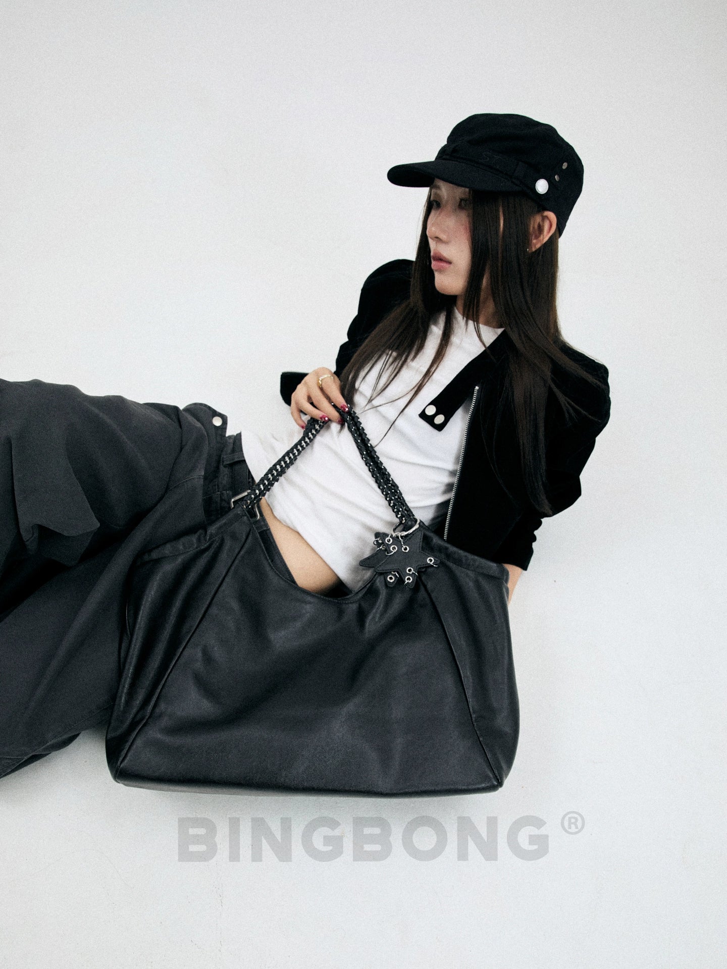 BINGBONG  Star Pendant Large-capacity Commuter Bag