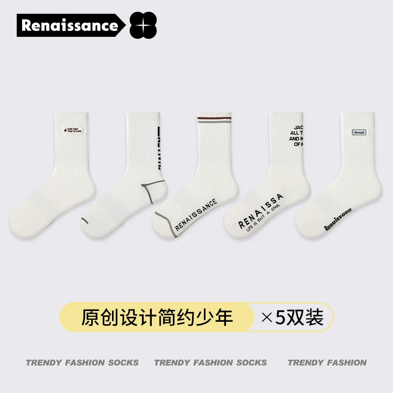 Renaissance Retro Anti-Bacterial Socks 6pcs