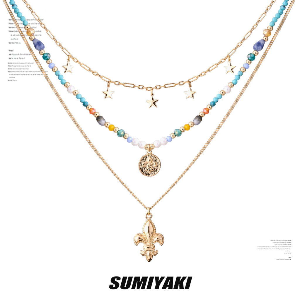SUMIYAKI Beaded Color Necklace
