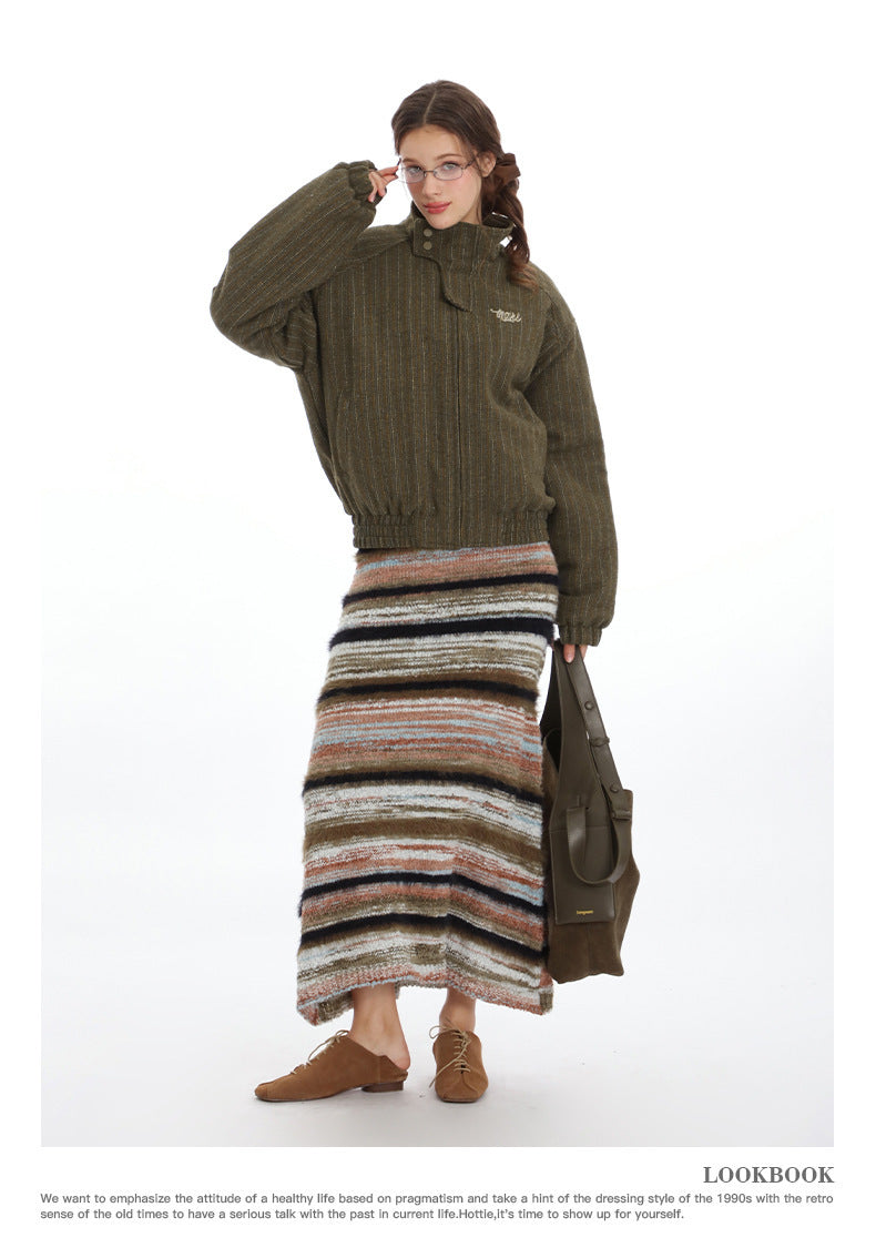 Nariele Vintage Korean Casual Short Jacket