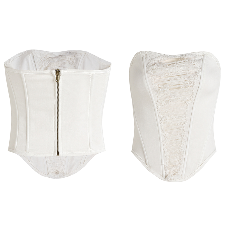 DND4DES Destroy Spice Girl Fish Bone Tube Top