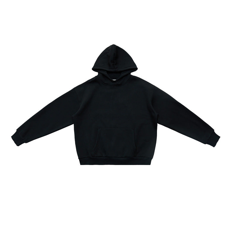 UNF Silk Wool Fleece Thermal Silhouette Hooded Sweater