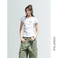 CHANT2nd Star Hot Diamond Front Shoulder Tee
