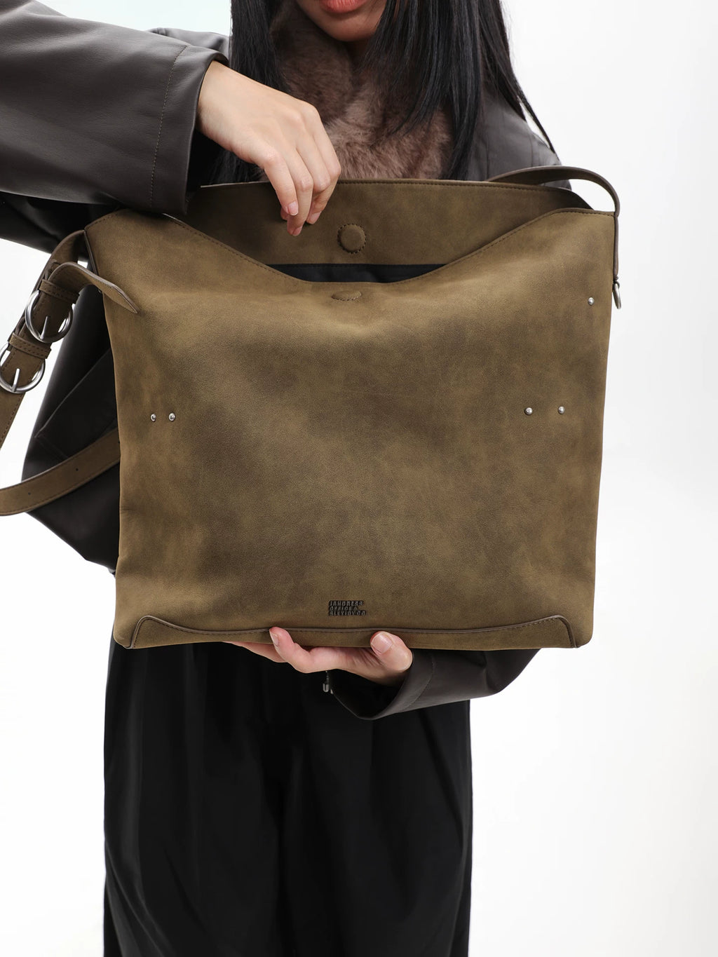 JANDRESS Commuter Soft Leather Crossbody Shoulder Bag