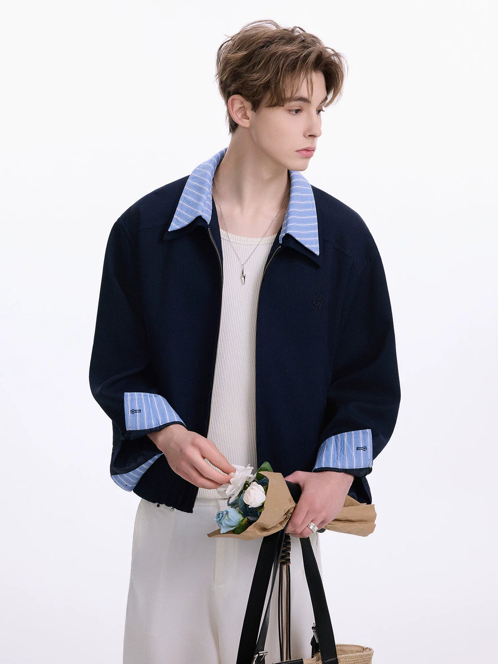 CHOR Color Matching Double Neck Versatile Jacket