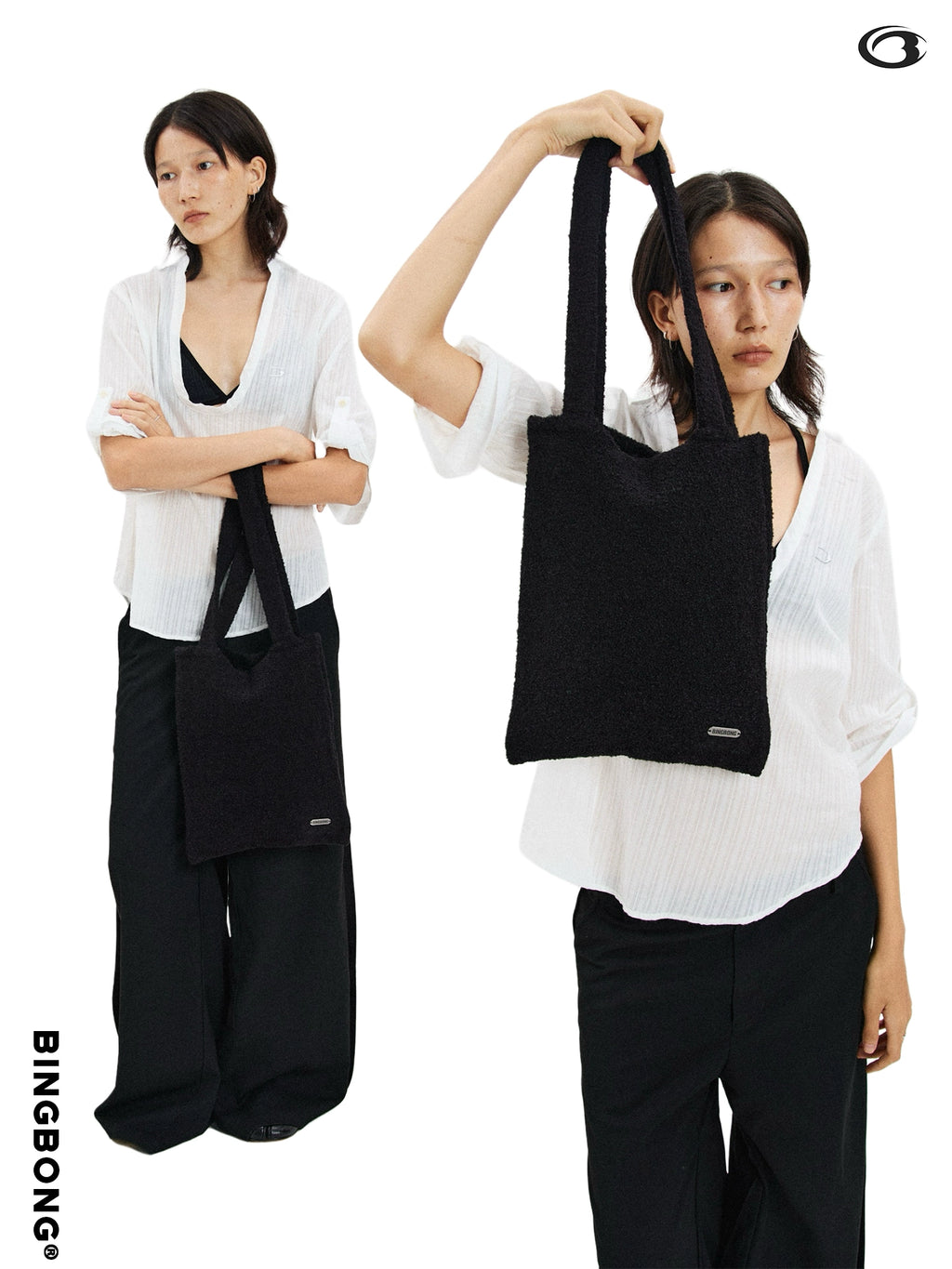 BINGBONG Korean Retro Handbag