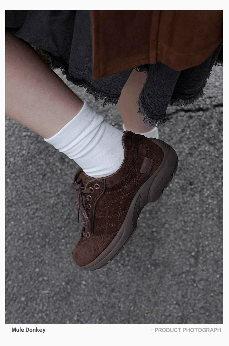 Mule Donkey Platform Maillard Casual Training Shoes