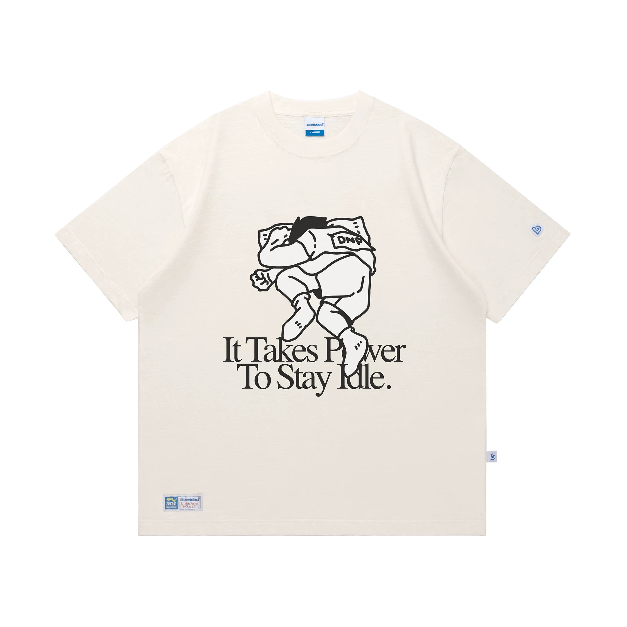 BENT IDEA Skin-friendly Breathable Casual Tee