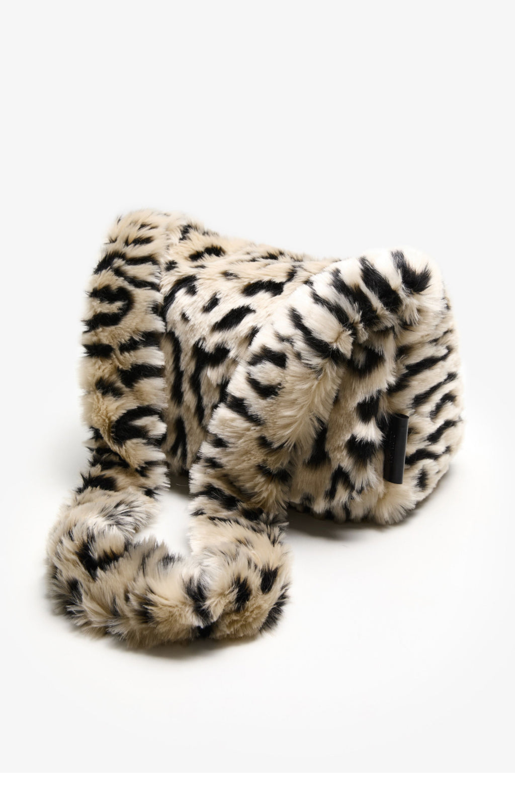 DirtySix spotted leopard flip square bag