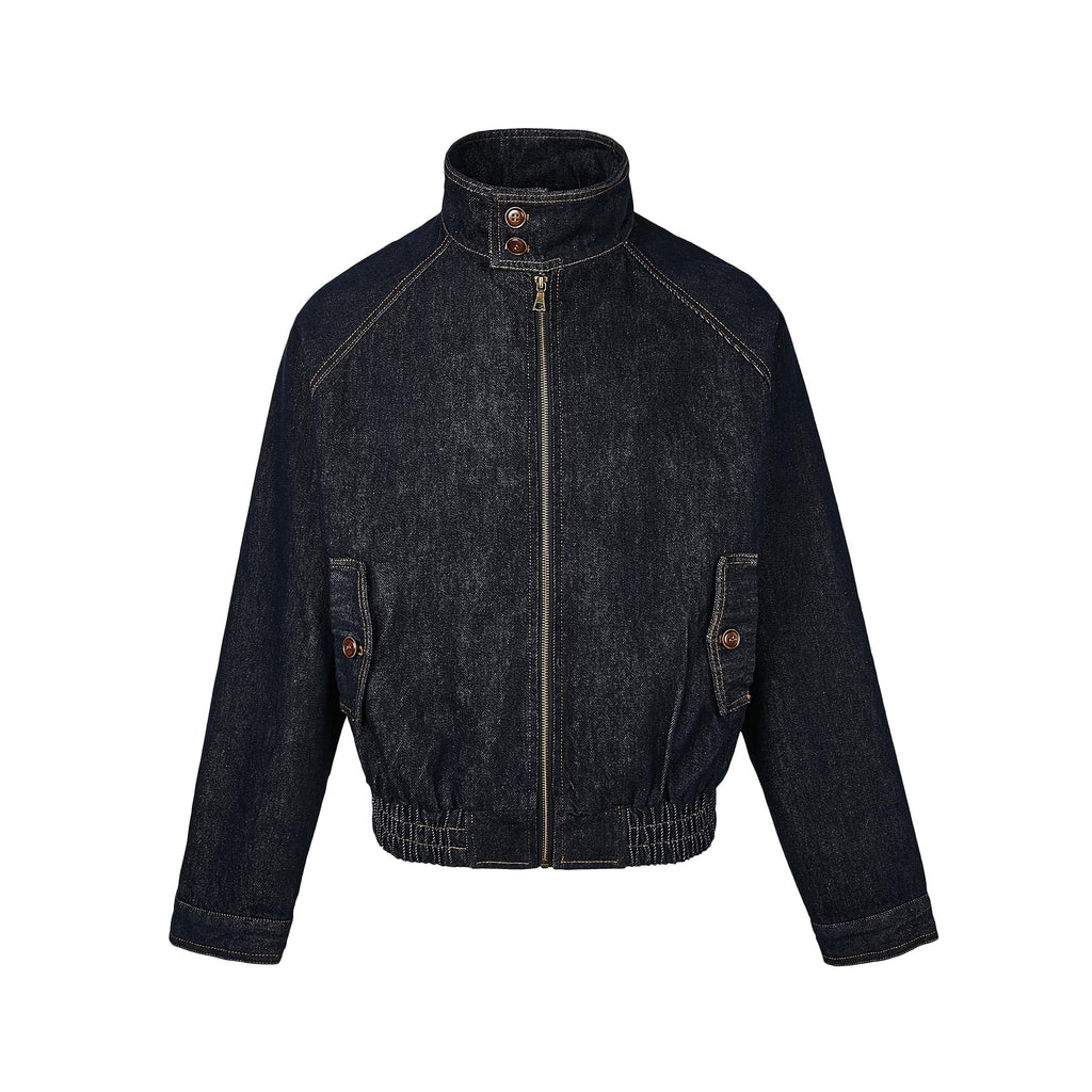 MADEEXTREME original cow short wide boxy harrington coat jacket