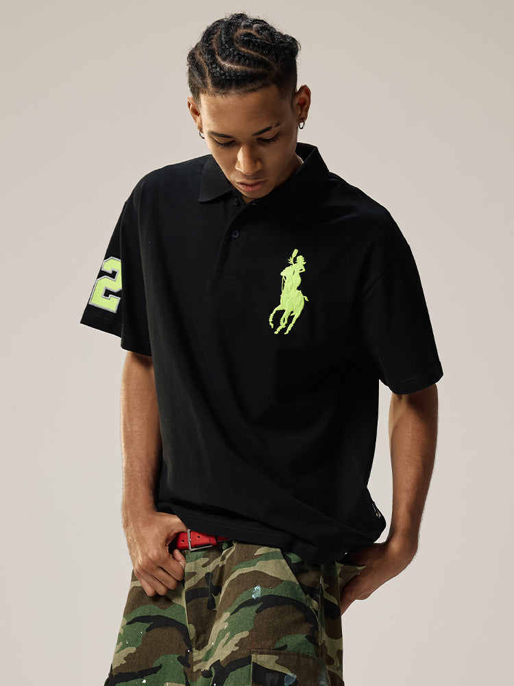 Remedy lapel short-sleeved Polo