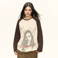 Ariseism Vintage Versatile Shoulder Sleeve Long Sleeve