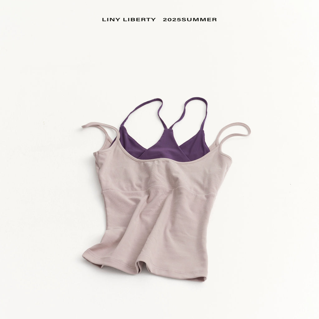 LINY LIBERTY Fake Two-piece Knitted Vest