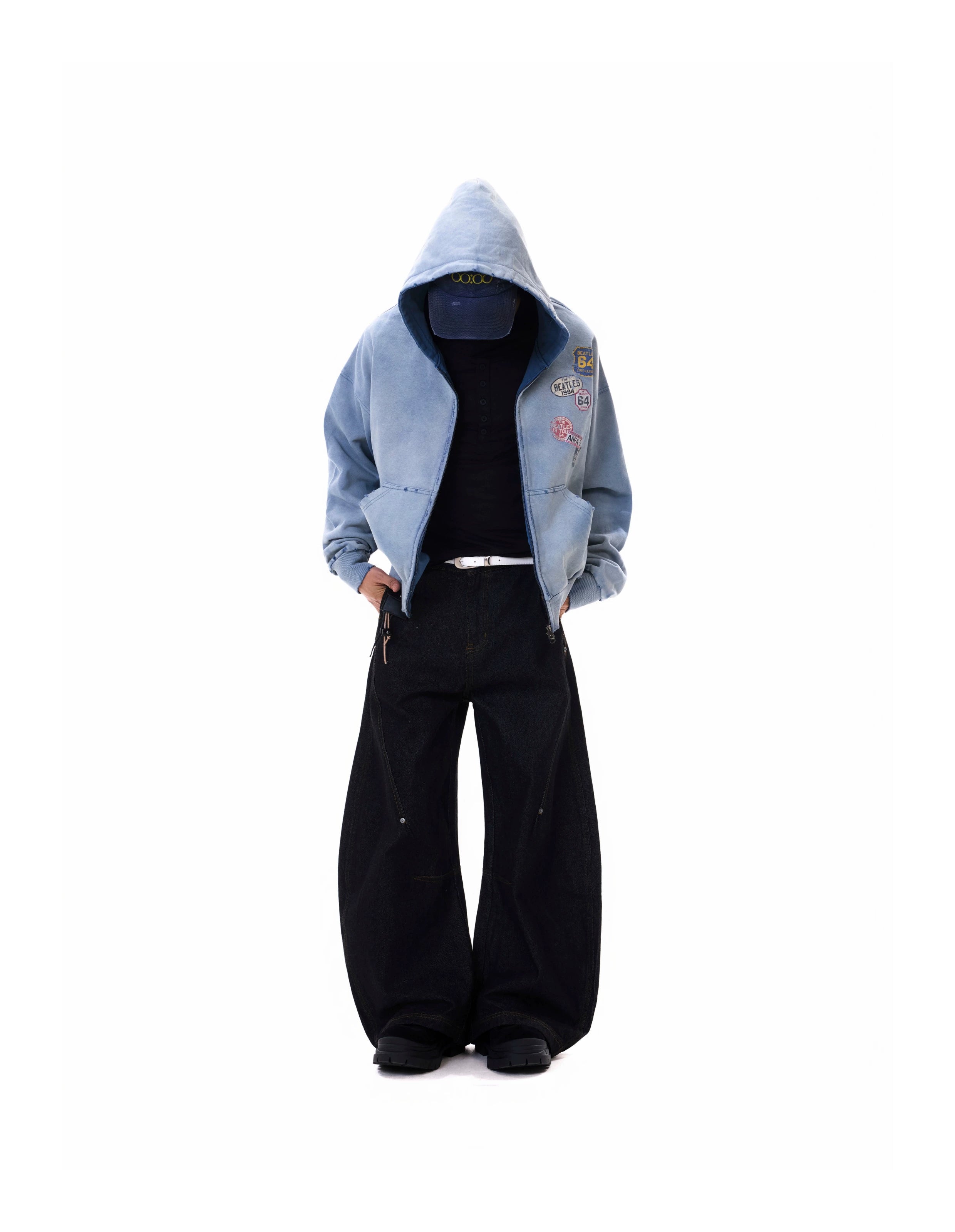 BTSG Wear Badge Label Print Cardigan Jacket