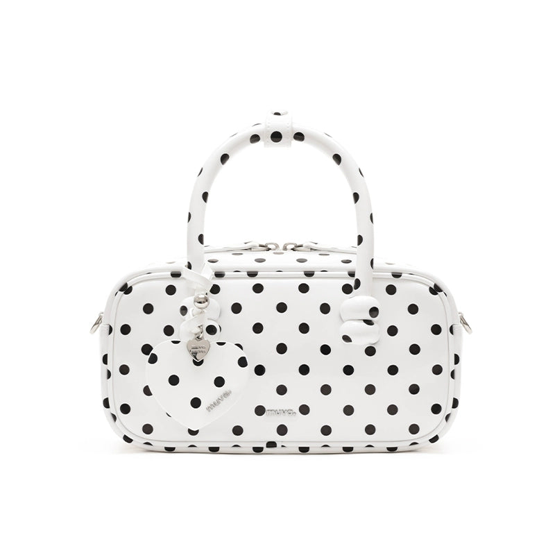 MUVA Polka Dot Messenger Retro Bag