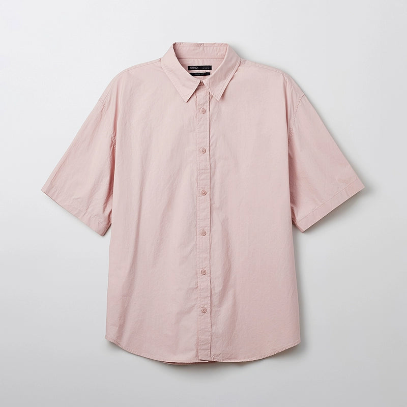 SPAO simple casual solid color daily shirt SPYWF24M06