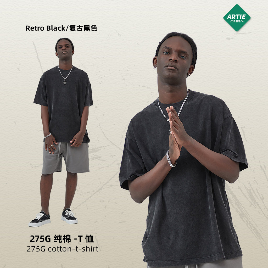 ARTIE Pure Cotton Loose Tide Tee