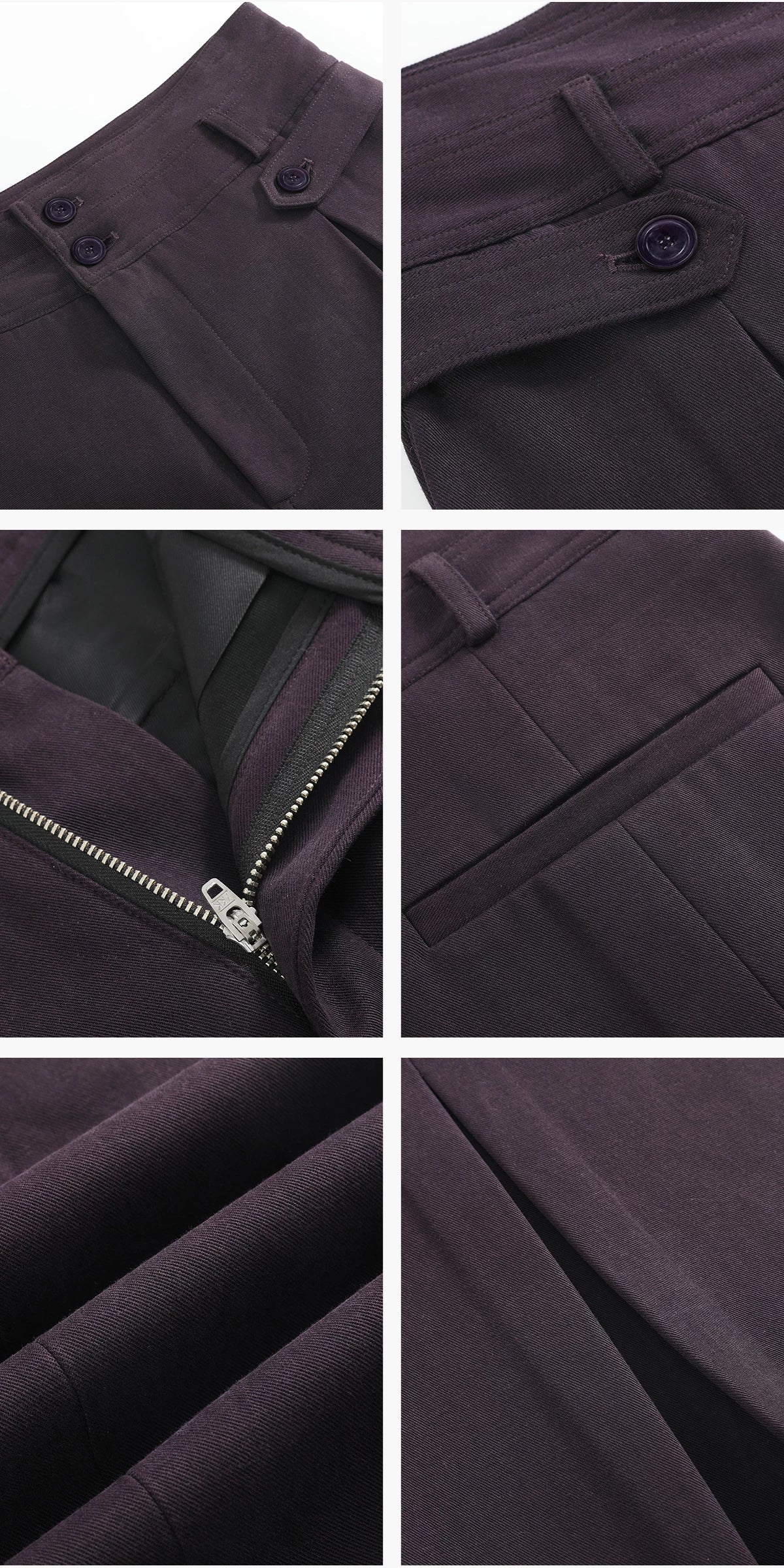 Slight Vogue Pleated Versatile Casual Pants