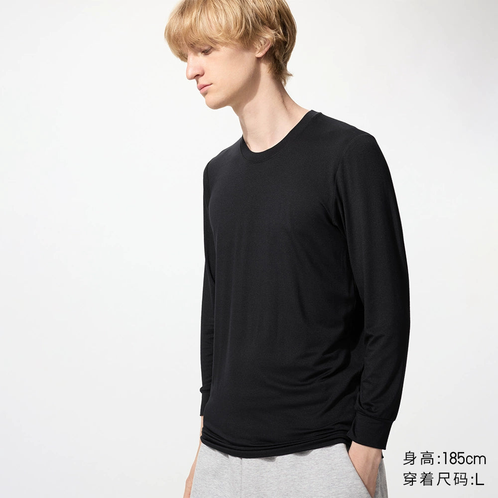 Uniqlo Casual Crew Neck 9-point Sleeve Warm Clothes