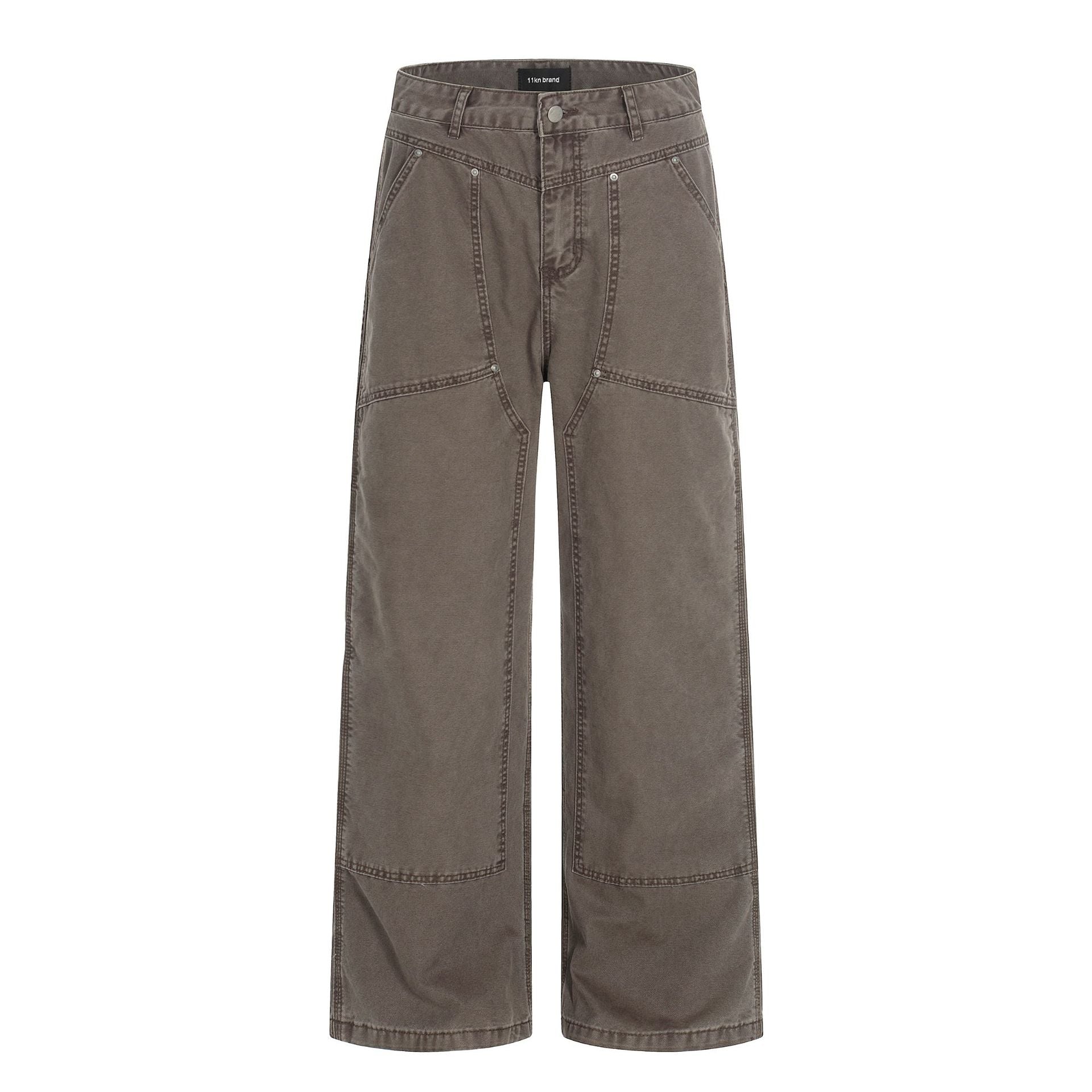 11KN Vintage Loose Versatile Wide Leg Casual Pants