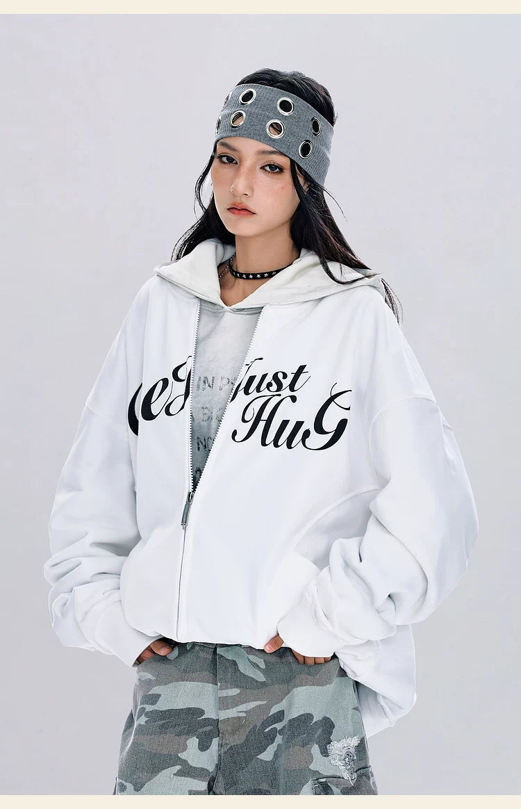 BJHG Design Sense Baseball Knitted Cardigan Jacket