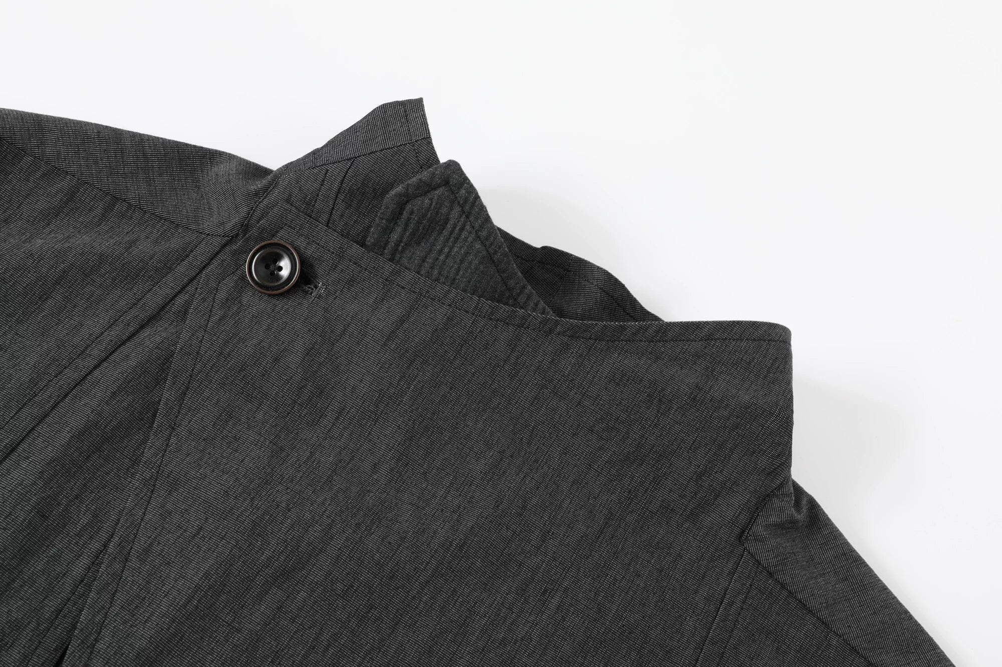 TAICHIISM Vintage Diagonal Placket Spliced Short-sleeved Shirt