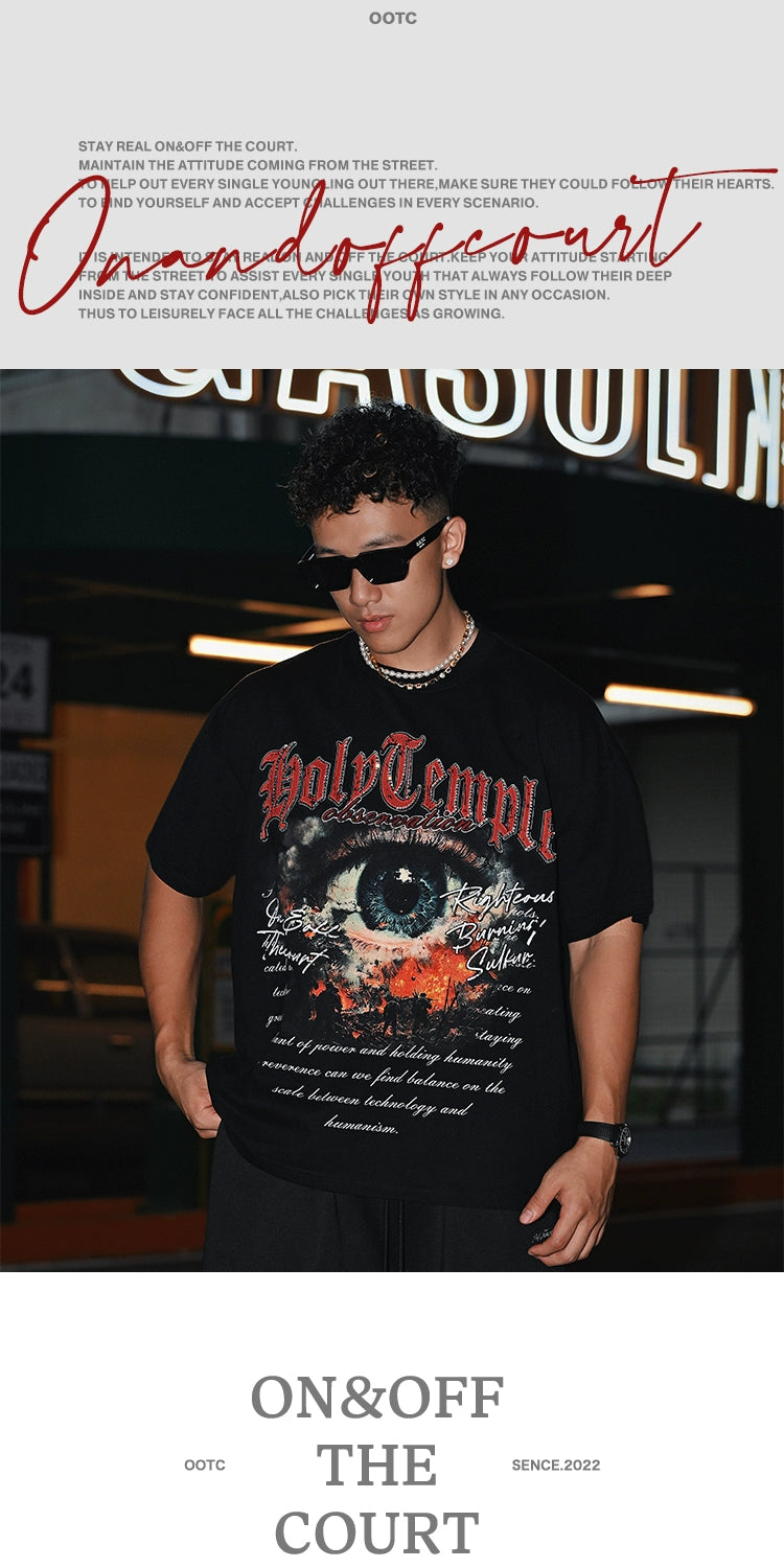 OOTC Retro Street Sports Casual Tee