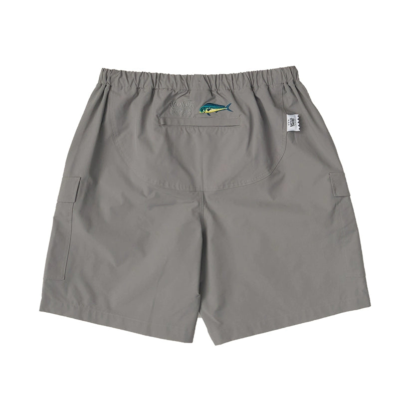 Battles Diagonal Pocket Embroidered Shorts