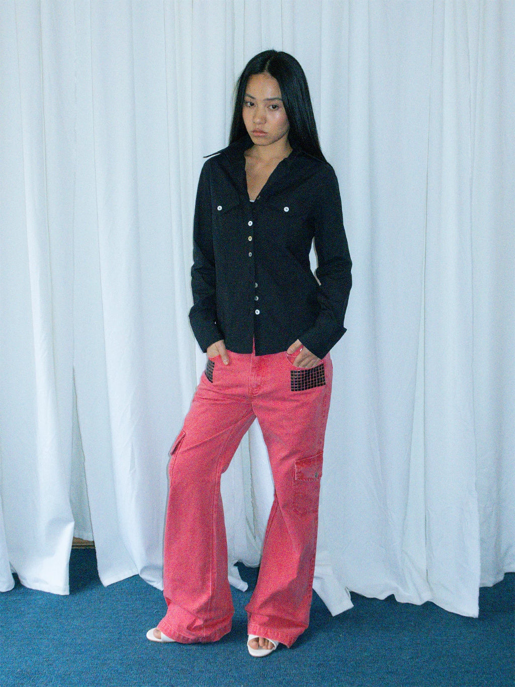 FUNKYFUN Retro Rivet Overalls