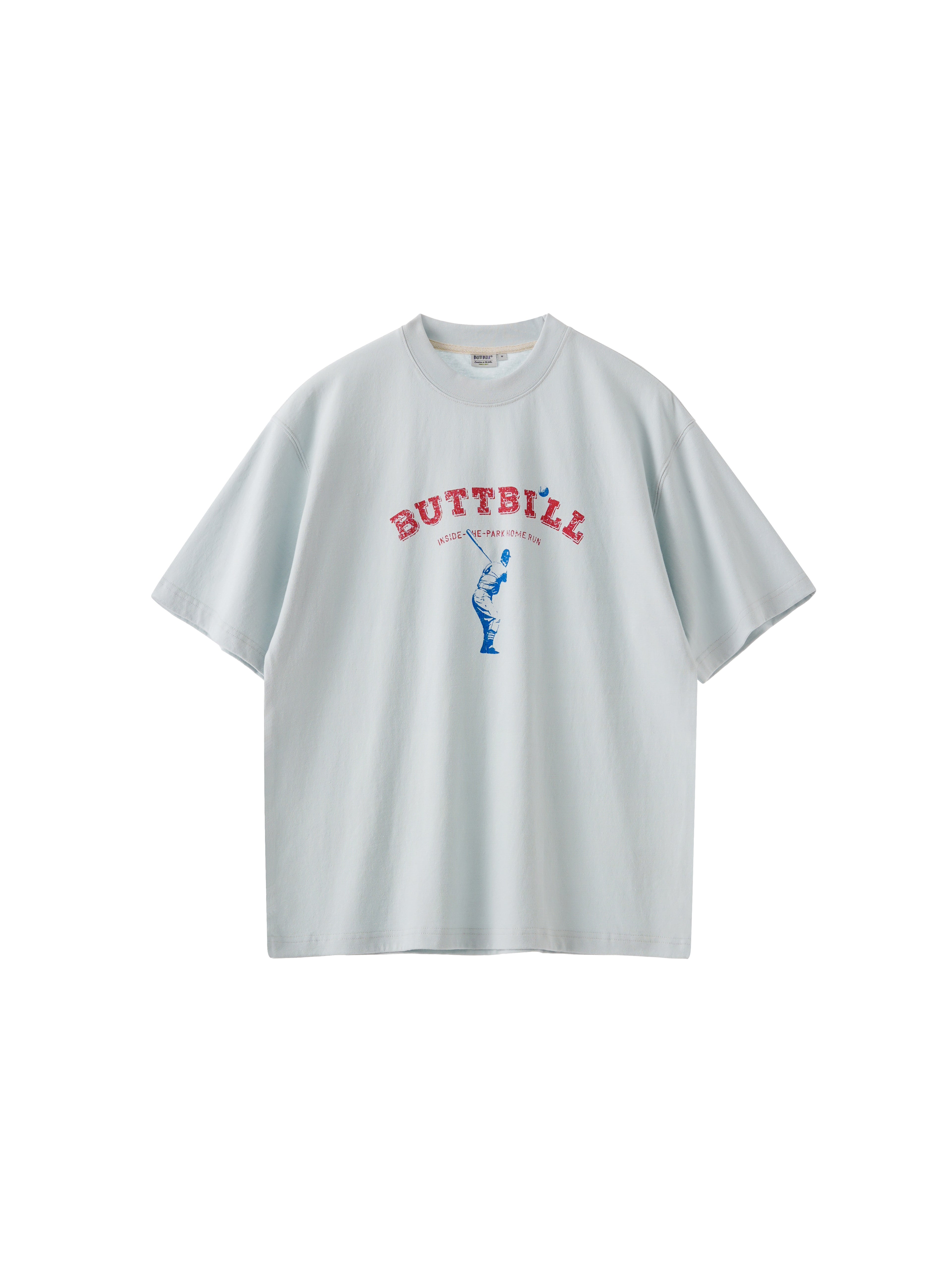 BUTTBILL Vintage Home Run LOGO Japanese Tee