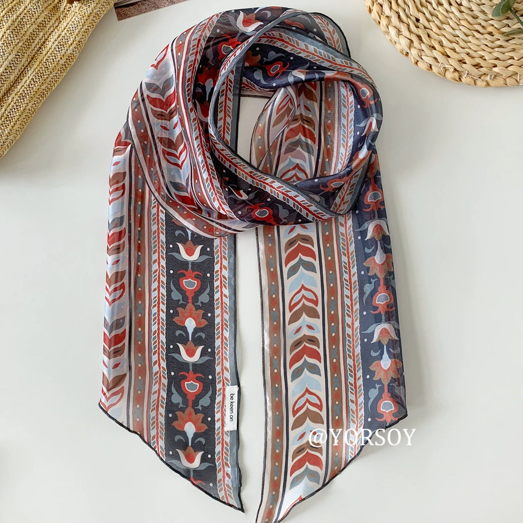 YORSOY Thin Scarf Streamer