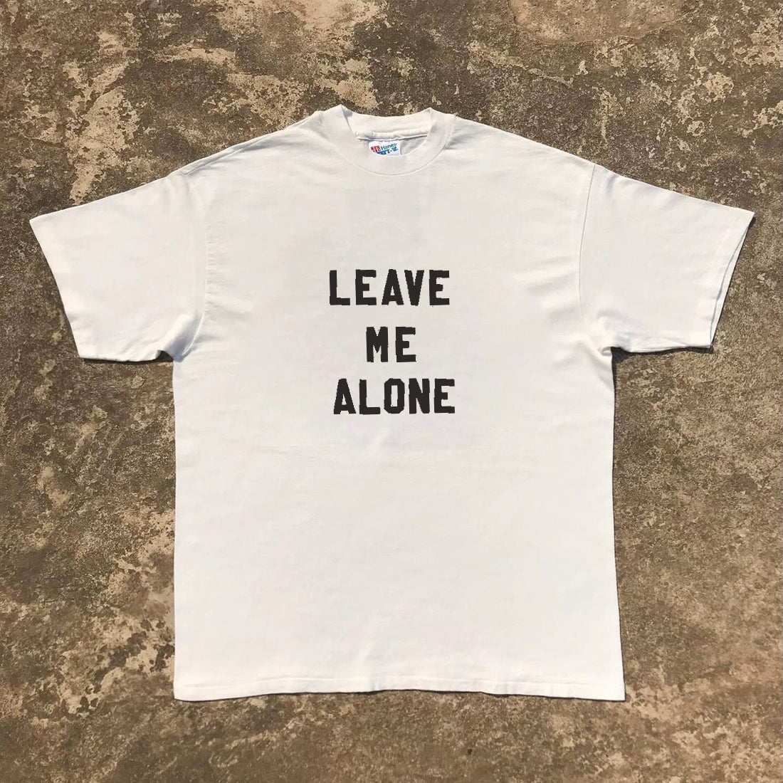 Wang Youbing Studio! Leave Me Alone 220g 100% Cotton Tee