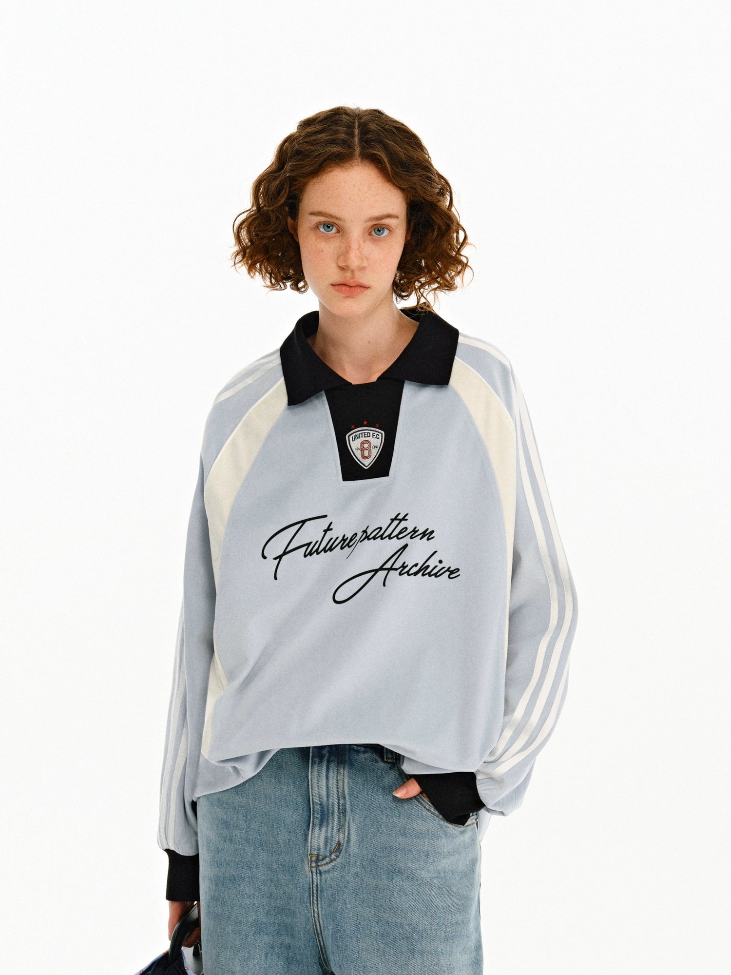 FPA Sports Velvet Long-sleeved Polo Shirt