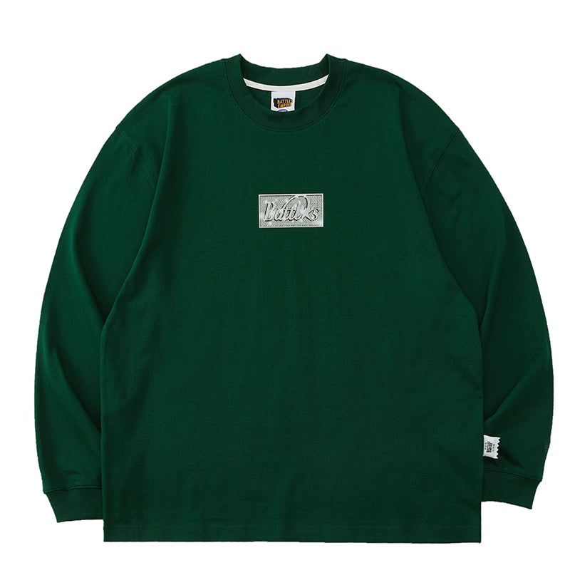 Battles Diamond Print Logo Long Sleeve